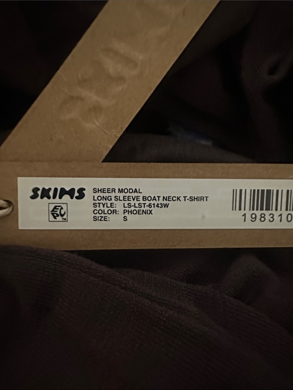 Skims Sheer Modal Boat Neck T-Shirt - Picture 5 of 9